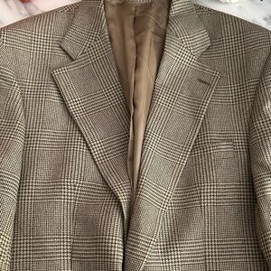 Ralph Lauren Beige Checkered Men's Blazer
